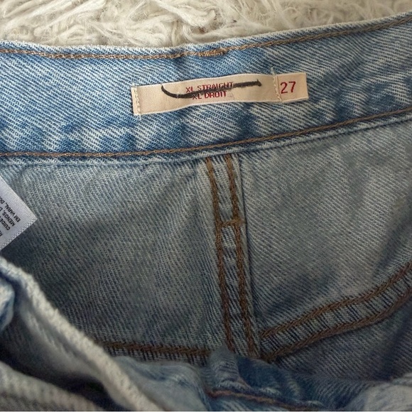 Levi's Women's Xl Baggy Straight Jeans - Picture 7 of 10
